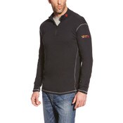2Q Ariat FR Polartec 1/4 Zip Baselayer in Black